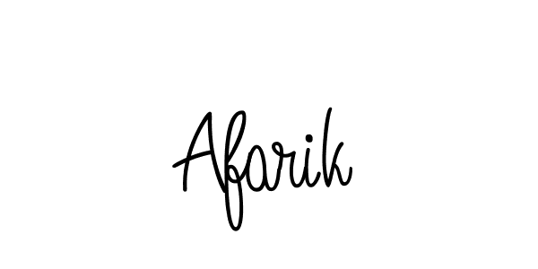 The best way (Angelique-Rose-font-FFP) to make a short signature is to pick only two or three words in your name. The name Afarik include a total of six letters. For converting this name. Afarik signature style 5 images and pictures png