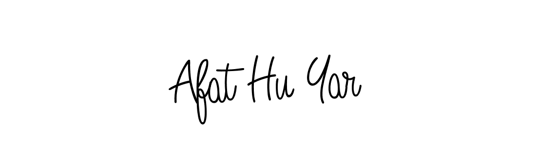 Make a beautiful signature design for name Afat Hu Yar. Use this online signature maker to create a handwritten signature for free. Afat Hu Yar signature style 5 images and pictures png