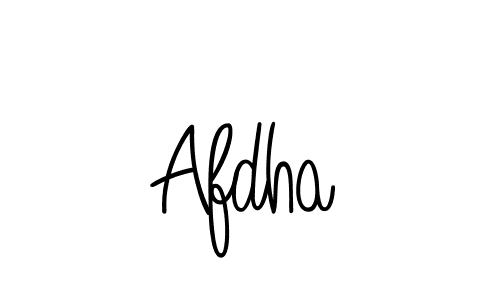 The best way (Angelique-Rose-font-FFP) to make a short signature is to pick only two or three words in your name. The name Afdha include a total of six letters. For converting this name. Afdha signature style 5 images and pictures png