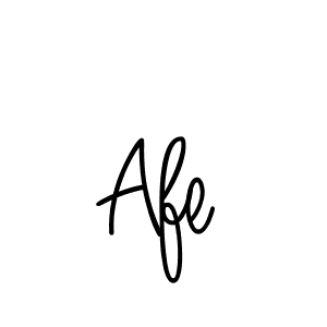 Use a signature maker to create a handwritten signature online. With this signature software, you can design (Angelique-Rose-font-FFP) your own signature for name Afe. Afe signature style 5 images and pictures png