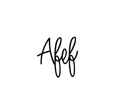 Use a signature maker to create a handwritten signature online. With this signature software, you can design (Angelique-Rose-font-FFP) your own signature for name Afef. Afef signature style 5 images and pictures png