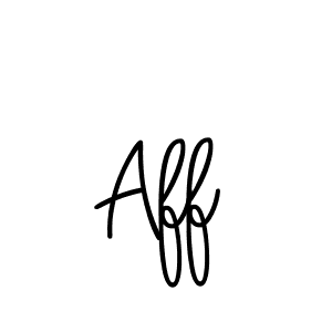 You should practise on your own different ways (Angelique-Rose-font-FFP) to write your name (Aff) in signature. don't let someone else do it for you. Aff signature style 5 images and pictures png