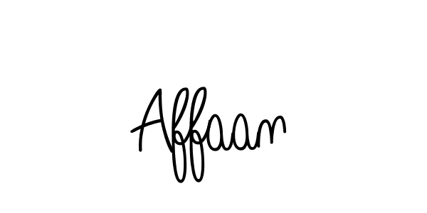 Create a beautiful signature design for name Affaan. With this signature (Angelique-Rose-font-FFP) fonts, you can make a handwritten signature for free. Affaan signature style 5 images and pictures png