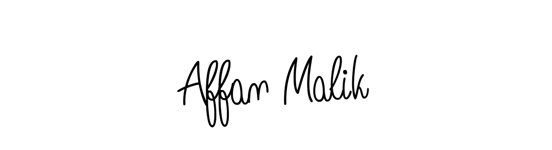 The best way (Angelique-Rose-font-FFP) to make a short signature is to pick only two or three words in your name. The name Affan Malik include a total of six letters. For converting this name. Affan Malik signature style 5 images and pictures png