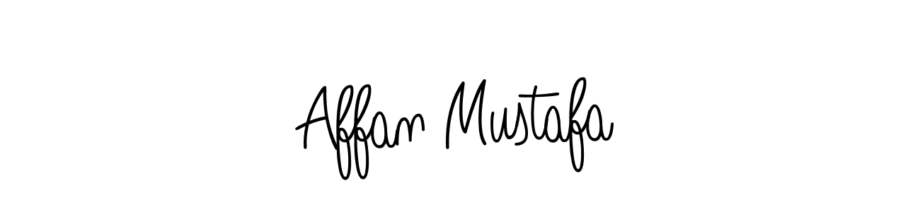 Create a beautiful signature design for name Affan Mustafa. With this signature (Angelique-Rose-font-FFP) fonts, you can make a handwritten signature for free. Affan Mustafa signature style 5 images and pictures png
