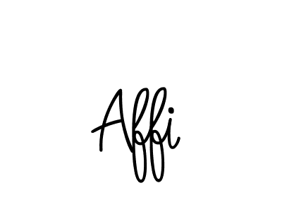 Use a signature maker to create a handwritten signature online. With this signature software, you can design (Angelique-Rose-font-FFP) your own signature for name Affi. Affi signature style 5 images and pictures png