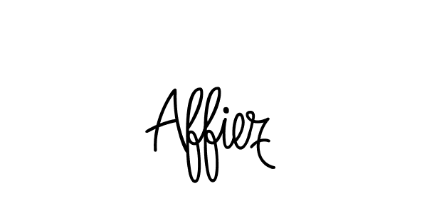 The best way (Angelique-Rose-font-FFP) to make a short signature is to pick only two or three words in your name. The name Affiez include a total of six letters. For converting this name. Affiez signature style 5 images and pictures png