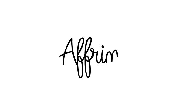 Make a beautiful signature design for name Affrin. Use this online signature maker to create a handwritten signature for free. Affrin signature style 5 images and pictures png