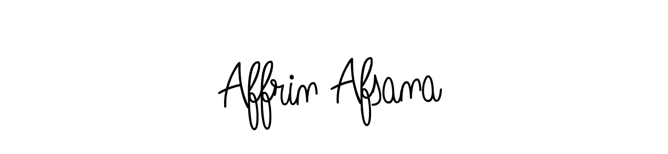 Once you've used our free online signature maker to create your best signature Angelique-Rose-font-FFP style, it's time to enjoy all of the benefits that Affrin Afsana name signing documents. Affrin Afsana signature style 5 images and pictures png