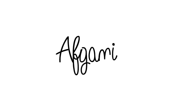 You should practise on your own different ways (Angelique-Rose-font-FFP) to write your name (Afgani) in signature. don't let someone else do it for you. Afgani signature style 5 images and pictures png