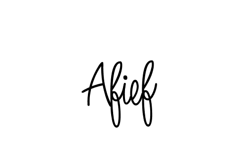 Make a beautiful signature design for name Afief. With this signature (Angelique-Rose-font-FFP) style, you can create a handwritten signature for free. Afief signature style 5 images and pictures png