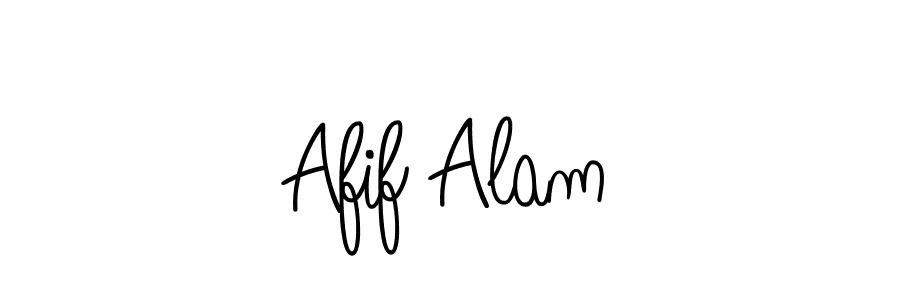 Make a beautiful signature design for name Afif Alam. With this signature (Angelique-Rose-font-FFP) style, you can create a handwritten signature for free. Afif Alam signature style 5 images and pictures png