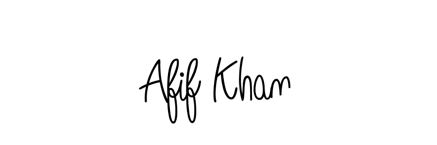 The best way (Angelique-Rose-font-FFP) to make a short signature is to pick only two or three words in your name. The name Afif Khan include a total of six letters. For converting this name. Afif Khan signature style 5 images and pictures png