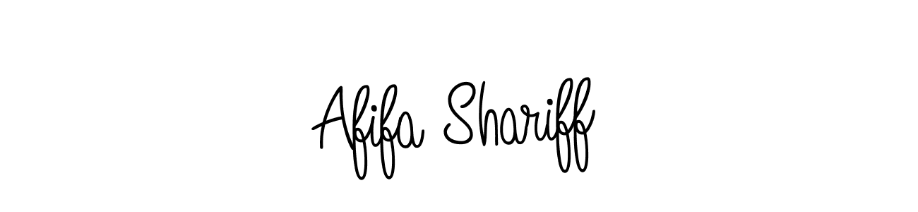 Make a beautiful signature design for name Afifa Shariff. Use this online signature maker to create a handwritten signature for free. Afifa Shariff signature style 5 images and pictures png