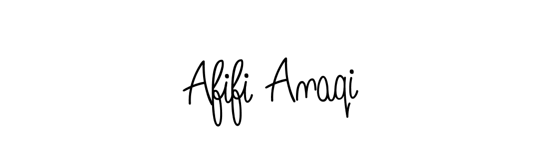 How to Draw Afifi Anaqi signature style? Angelique-Rose-font-FFP is a latest design signature styles for name Afifi Anaqi. Afifi Anaqi signature style 5 images and pictures png