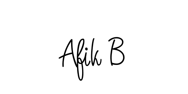 You can use this online signature creator to create a handwritten signature for the name Afik B. This is the best online autograph maker. Afik B signature style 5 images and pictures png