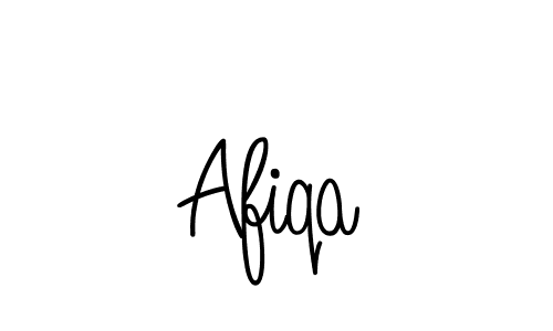 The best way (Angelique-Rose-font-FFP) to make a short signature is to pick only two or three words in your name. The name Afiqa include a total of six letters. For converting this name. Afiqa signature style 5 images and pictures png