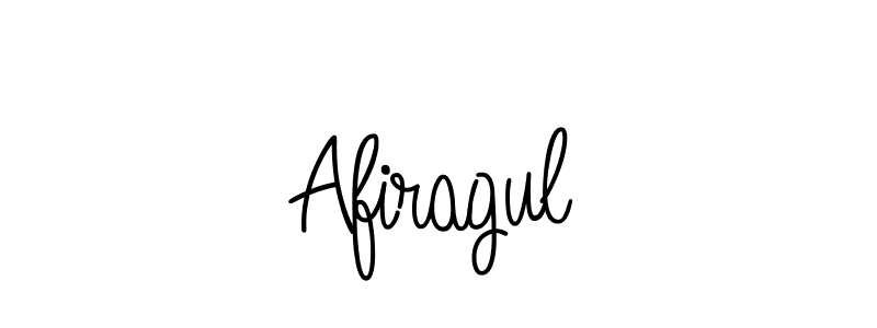 How to make Afiragul name signature. Use Angelique-Rose-font-FFP style for creating short signs online. This is the latest handwritten sign. Afiragul signature style 5 images and pictures png