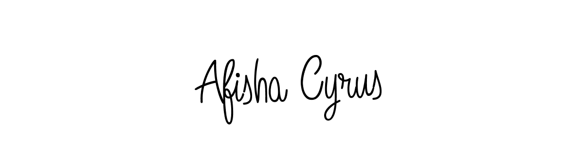 Angelique-Rose-font-FFP is a professional signature style that is perfect for those who want to add a touch of class to their signature. It is also a great choice for those who want to make their signature more unique. Get Afisha Cyrus name to fancy signature for free. Afisha Cyrus signature style 5 images and pictures png