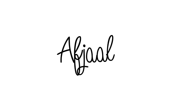 How to make Afjaal name signature. Use Angelique-Rose-font-FFP style for creating short signs online. This is the latest handwritten sign. Afjaal signature style 5 images and pictures png