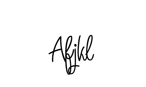 How to make Afjkl name signature. Use Angelique-Rose-font-FFP style for creating short signs online. This is the latest handwritten sign. Afjkl signature style 5 images and pictures png