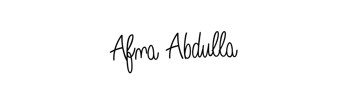 How to Draw Afna Abdulla signature style? Angelique-Rose-font-FFP is a latest design signature styles for name Afna Abdulla. Afna Abdulla signature style 5 images and pictures png