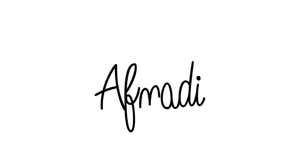 Use a signature maker to create a handwritten signature online. With this signature software, you can design (Angelique-Rose-font-FFP) your own signature for name Afnadi. Afnadi signature style 5 images and pictures png