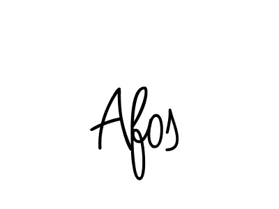 Make a beautiful signature design for name Afos. With this signature (Angelique-Rose-font-FFP) style, you can create a handwritten signature for free. Afos signature style 5 images and pictures png