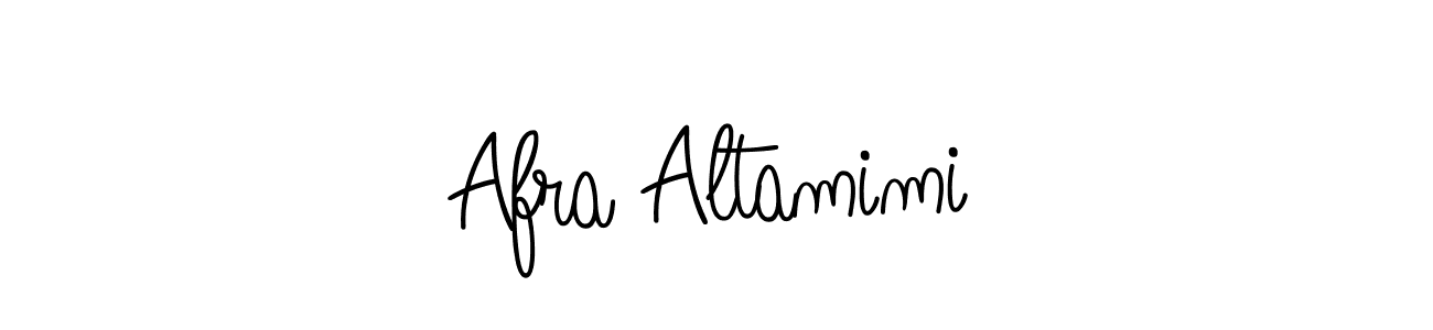 Make a beautiful signature design for name Afra Altamimi. With this signature (Angelique-Rose-font-FFP) style, you can create a handwritten signature for free. Afra Altamimi signature style 5 images and pictures png