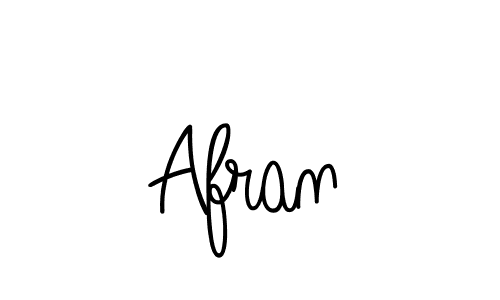 Make a beautiful signature design for name Afran. Use this online signature maker to create a handwritten signature for free. Afran signature style 5 images and pictures png