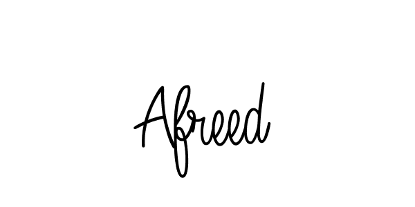 Make a beautiful signature design for name Afreed. With this signature (Angelique-Rose-font-FFP) style, you can create a handwritten signature for free. Afreed signature style 5 images and pictures png