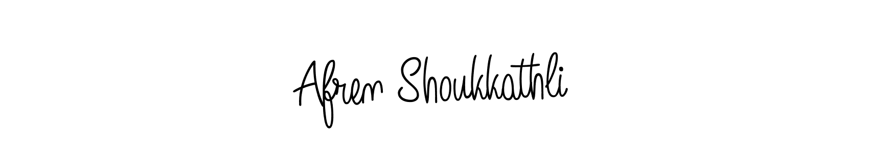 Once you've used our free online signature maker to create your best signature Angelique-Rose-font-FFP style, it's time to enjoy all of the benefits that Afren Shoukkathli name signing documents. Afren Shoukkathli signature style 5 images and pictures png