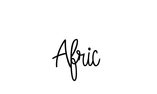 Design your own signature with our free online signature maker. With this signature software, you can create a handwritten (Angelique-Rose-font-FFP) signature for name Afric. Afric signature style 5 images and pictures png