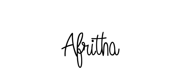 The best way (Angelique-Rose-font-FFP) to make a short signature is to pick only two or three words in your name. The name Afritha include a total of six letters. For converting this name. Afritha signature style 5 images and pictures png