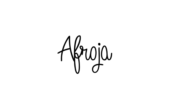 Afroja stylish signature style. Best Handwritten Sign (Angelique-Rose-font-FFP) for my name. Handwritten Signature Collection Ideas for my name Afroja. Afroja signature style 5 images and pictures png