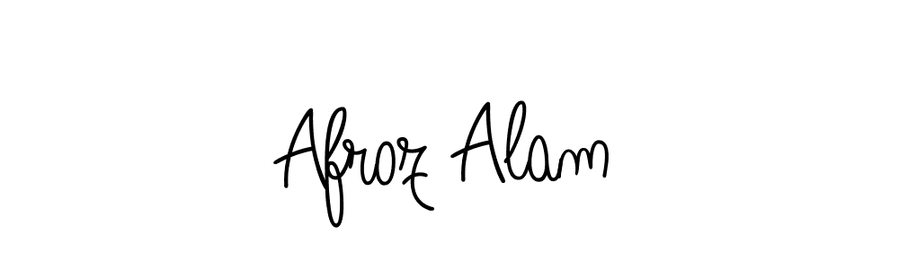 if you are searching for the best signature style for your name Afroz Alam. so please give up your signature search. here we have designed multiple signature styles  using Angelique-Rose-font-FFP. Afroz Alam signature style 5 images and pictures png
