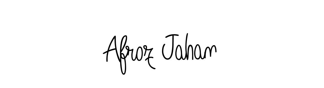 How to Draw Afroz Jahan signature style? Angelique-Rose-font-FFP is a latest design signature styles for name Afroz Jahan. Afroz Jahan signature style 5 images and pictures png