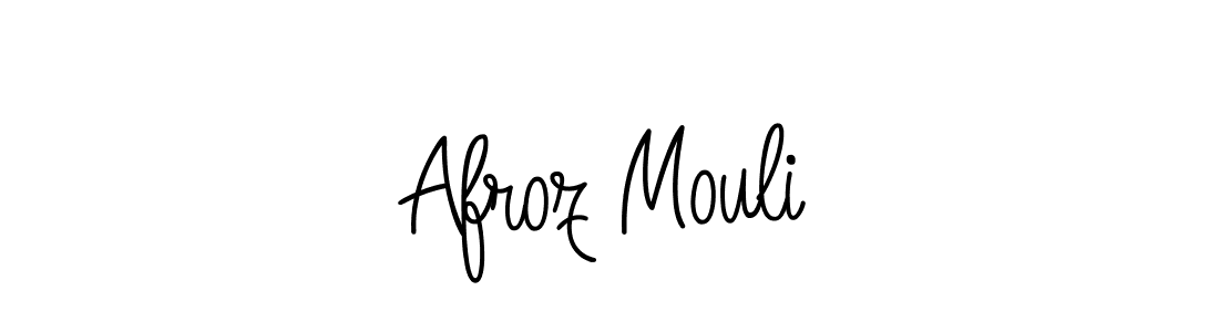 if you are searching for the best signature style for your name Afroz Mouli. so please give up your signature search. here we have designed multiple signature styles  using Angelique-Rose-font-FFP. Afroz Mouli signature style 5 images and pictures png