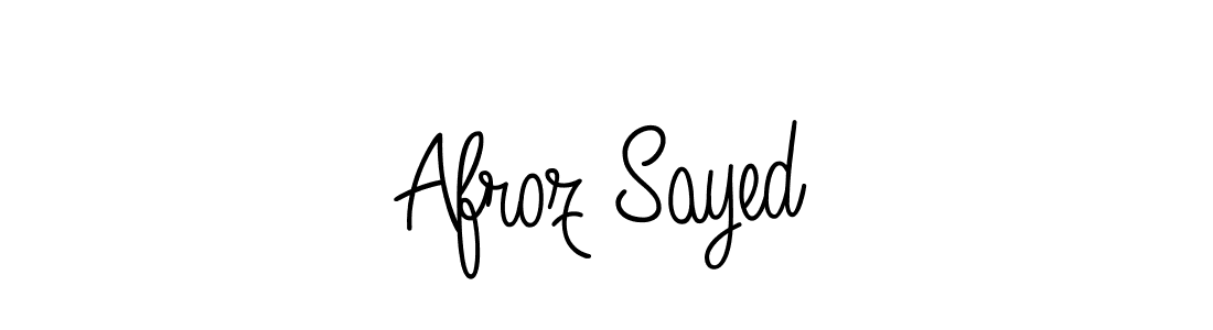 Angelique-Rose-font-FFP is a professional signature style that is perfect for those who want to add a touch of class to their signature. It is also a great choice for those who want to make their signature more unique. Get Afroz Sayed name to fancy signature for free. Afroz Sayed signature style 5 images and pictures png