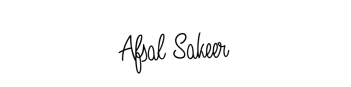 The best way (Angelique-Rose-font-FFP) to make a short signature is to pick only two or three words in your name. The name Afsal Sakeer include a total of six letters. For converting this name. Afsal Sakeer signature style 5 images and pictures png