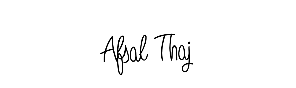 Use a signature maker to create a handwritten signature online. With this signature software, you can design (Angelique-Rose-font-FFP) your own signature for name Afsal Thaj. Afsal Thaj signature style 5 images and pictures png