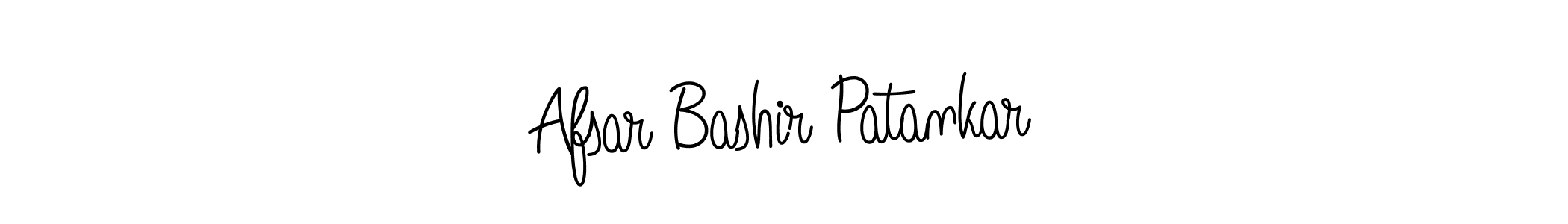 Afsar Bashir Patankar stylish signature style. Best Handwritten Sign (Angelique-Rose-font-FFP) for my name. Handwritten Signature Collection Ideas for my name Afsar Bashir Patankar. Afsar Bashir Patankar signature style 5 images and pictures png