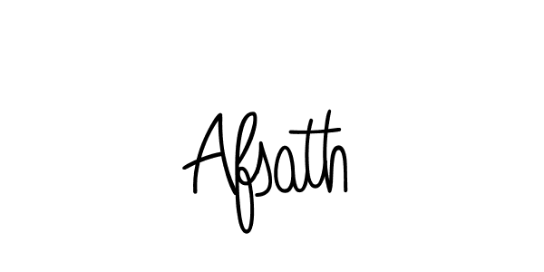 Create a beautiful signature design for name Afsath. With this signature (Angelique-Rose-font-FFP) fonts, you can make a handwritten signature for free. Afsath signature style 5 images and pictures png