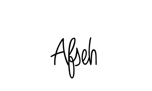 Use a signature maker to create a handwritten signature online. With this signature software, you can design (Angelique-Rose-font-FFP) your own signature for name Afseh. Afseh signature style 5 images and pictures png