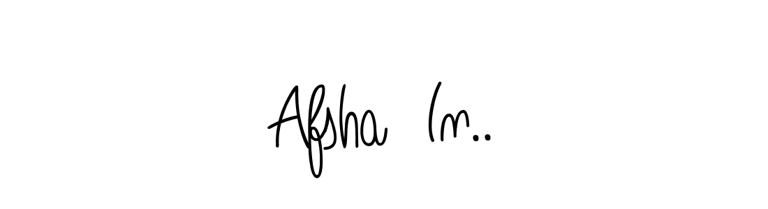 This is the best signature style for the Afsha  In.. name. Also you like these signature font (Angelique-Rose-font-FFP). Mix name signature. Afsha  In.. signature style 5 images and pictures png