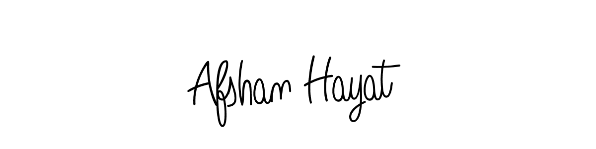 Create a beautiful signature design for name Afshan Hayat. With this signature (Angelique-Rose-font-FFP) fonts, you can make a handwritten signature for free. Afshan Hayat signature style 5 images and pictures png