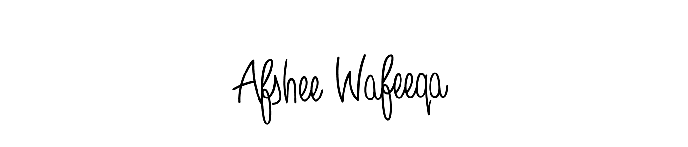 Angelique-Rose-font-FFP is a professional signature style that is perfect for those who want to add a touch of class to their signature. It is also a great choice for those who want to make their signature more unique. Get Afshee Wafeeqa name to fancy signature for free. Afshee Wafeeqa signature style 5 images and pictures png