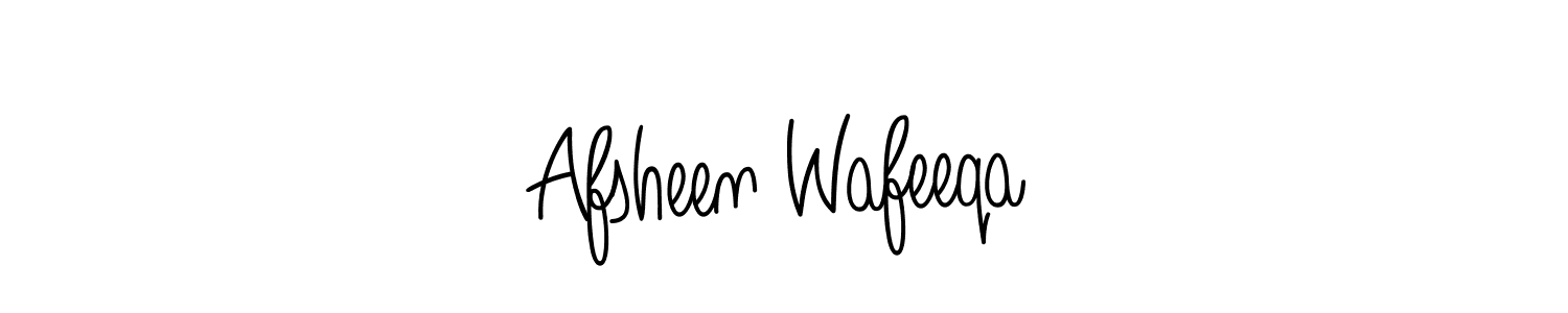 Make a short Afsheen Wafeeqa signature style. Manage your documents anywhere anytime using Angelique-Rose-font-FFP. Create and add eSignatures, submit forms, share and send files easily. Afsheen Wafeeqa signature style 5 images and pictures png