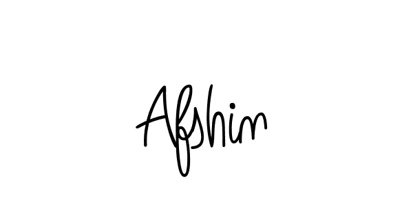 Make a beautiful signature design for name Afshin. With this signature (Angelique-Rose-font-FFP) style, you can create a handwritten signature for free. Afshin signature style 5 images and pictures png