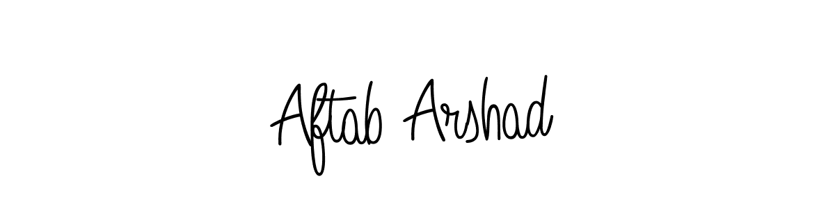 How to Draw Aftab Arshad signature style? Angelique-Rose-font-FFP is a latest design signature styles for name Aftab Arshad. Aftab Arshad signature style 5 images and pictures png